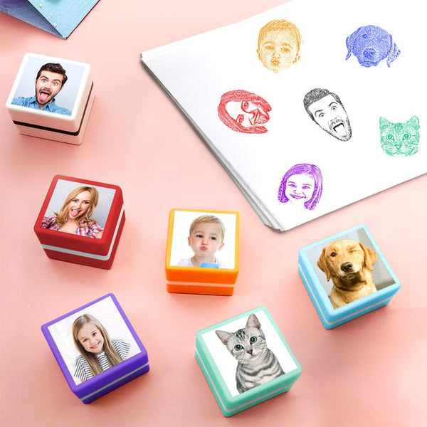 Custom Portrait Stamp Personalized Photo Pet Stamps Gifts for Pet Lover